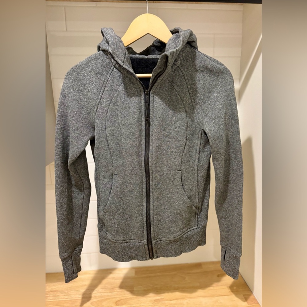 Lululemon Scuba Full-Zip Hoodie - Dark Grey
